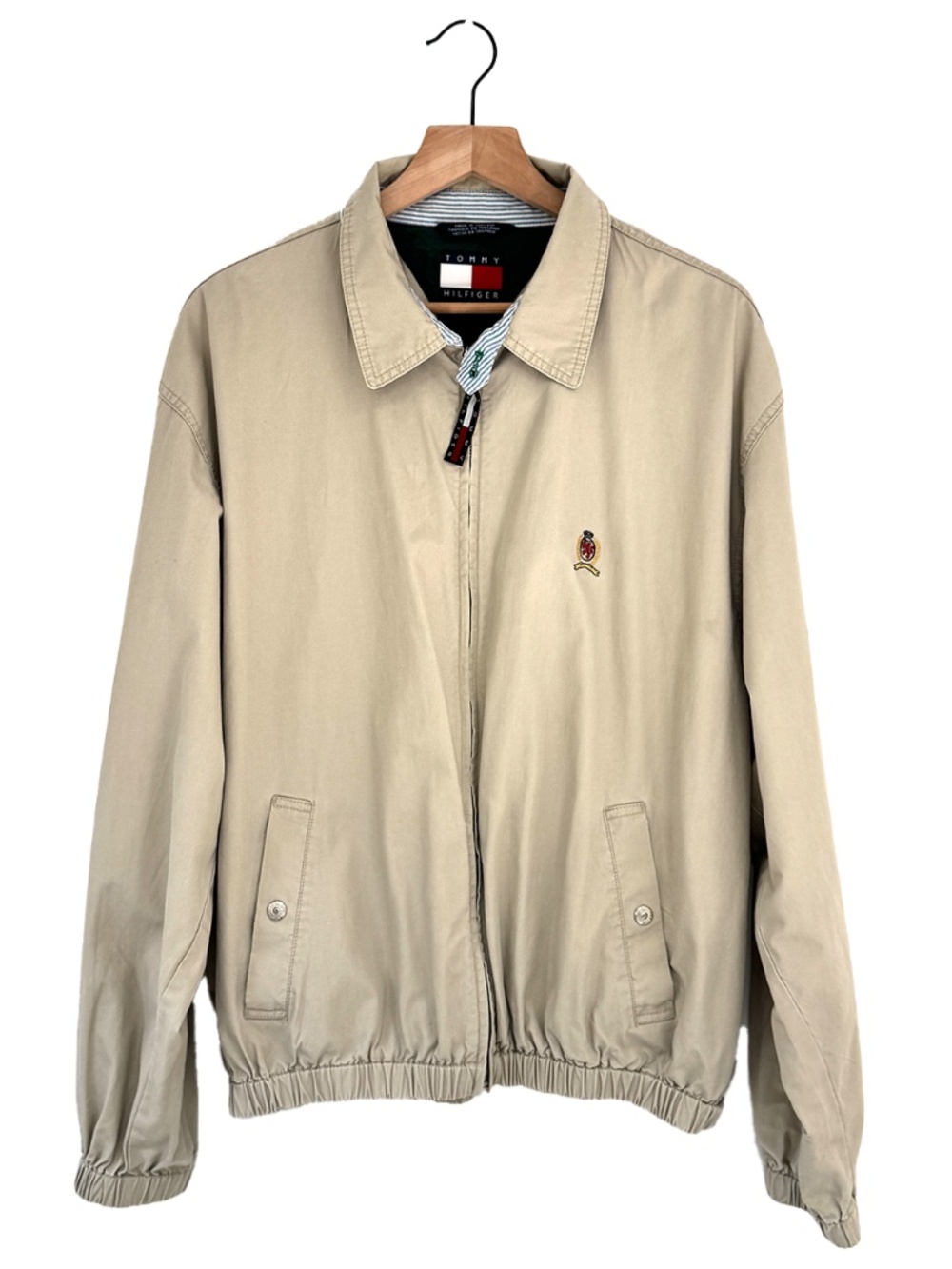90's Tommy Hilfiger Harrington Jacket - Tan - Large